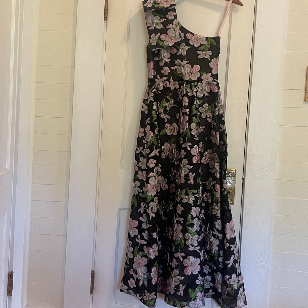 New Abbey Glass Caroline One Shoulder Gown Dress size XS - Picture 8 of 12